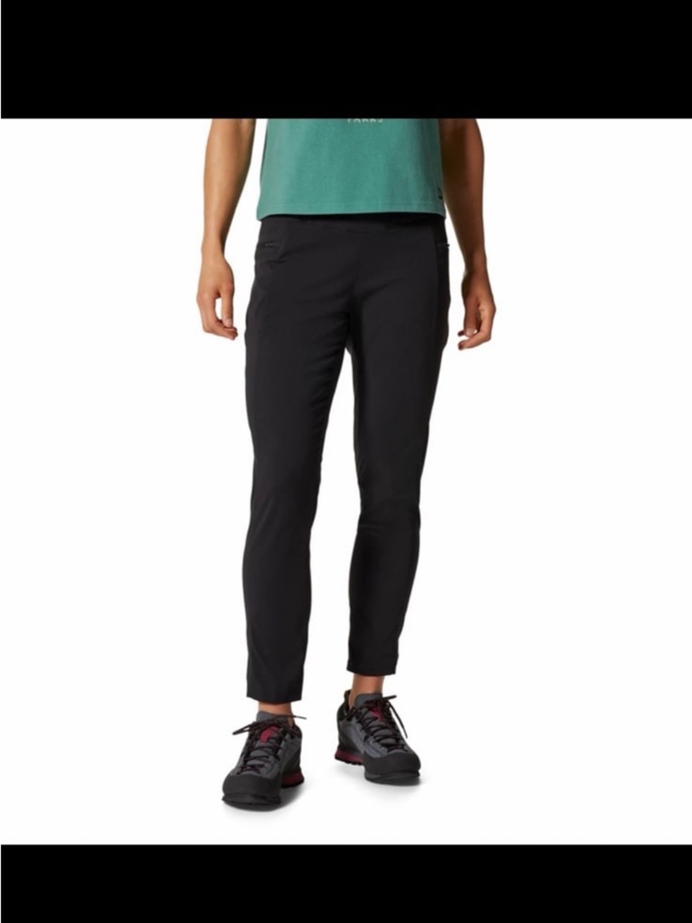 Mountain Hardwear Dynama Ankle Pants - Black - Womens Size XS